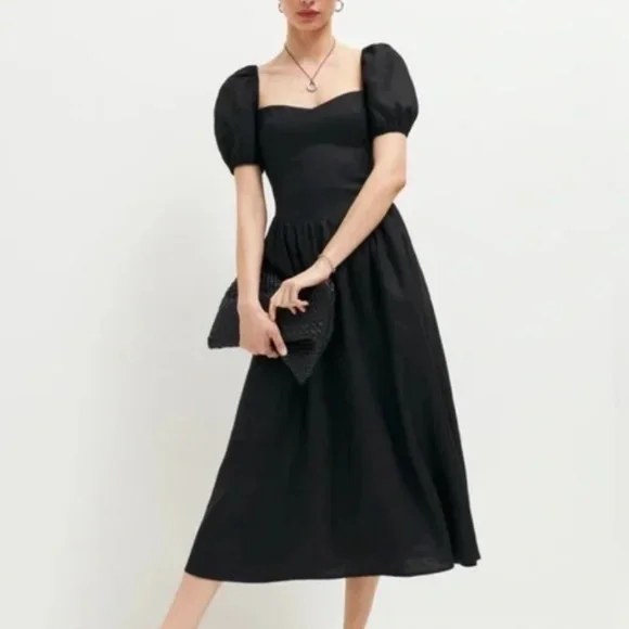 Reformation | Dresses | Nwt Reformation Davila Midi Linen Dress Black | Poshmark Reformation | Dresses | Nwt Reformation Davila Midi Linen Dress Black | Poshmark